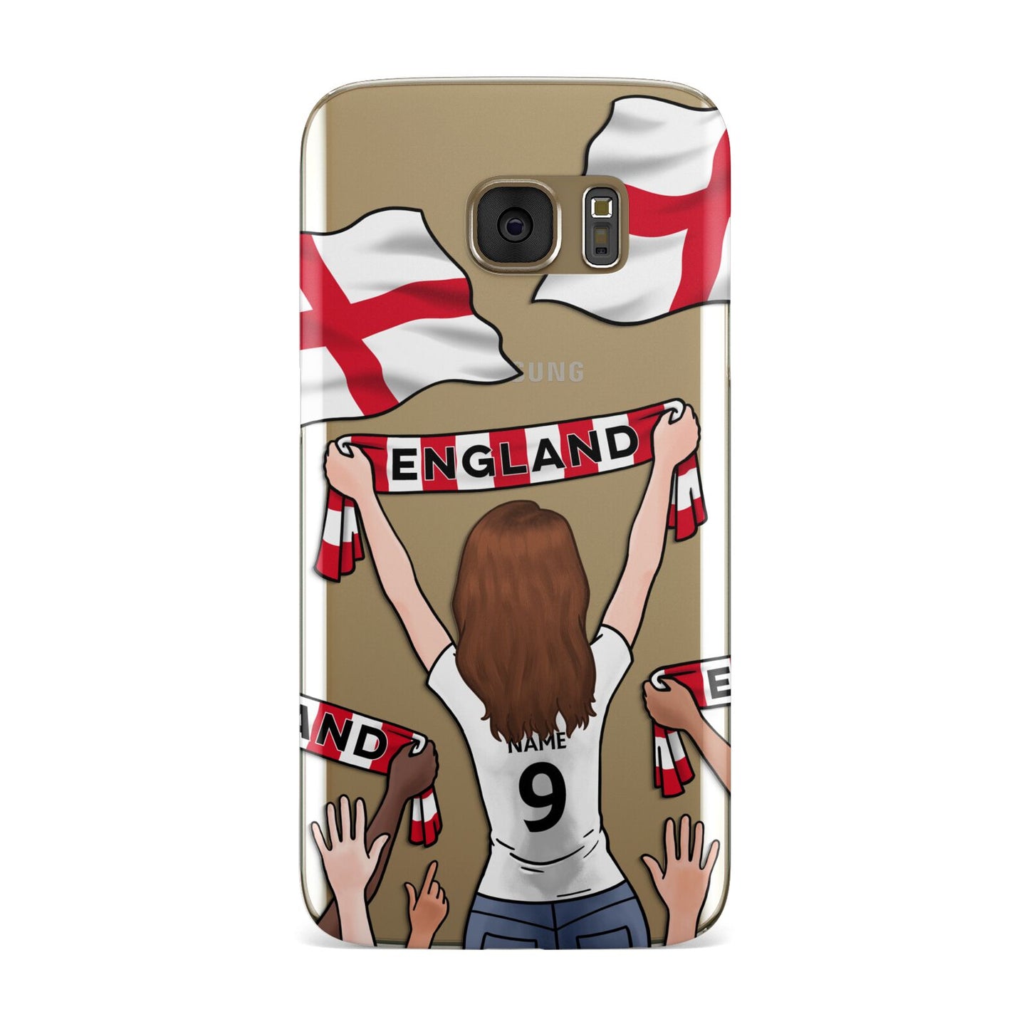 Football Supporter Personalised Samsung Galaxy Case