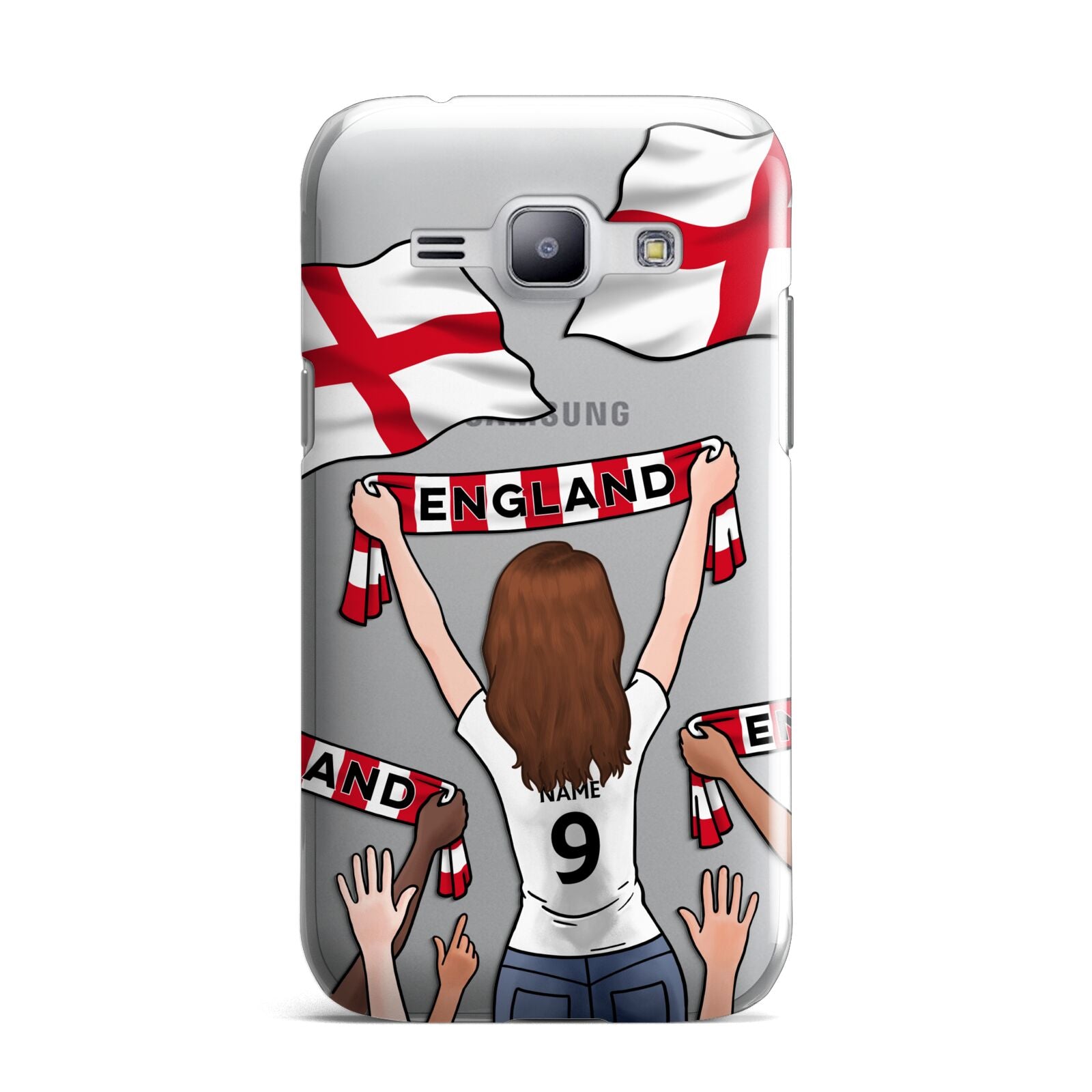 Football Supporter Personalised Samsung Galaxy J1 2015 Case