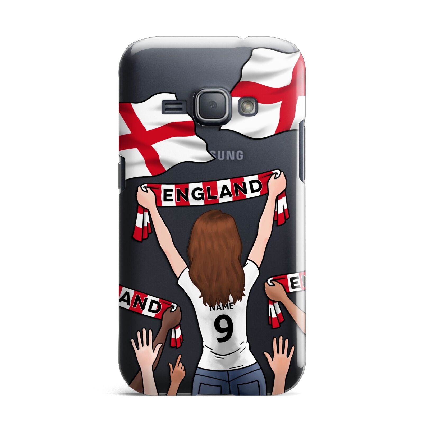 Football Supporter Personalised Samsung Galaxy J1 2016 Case