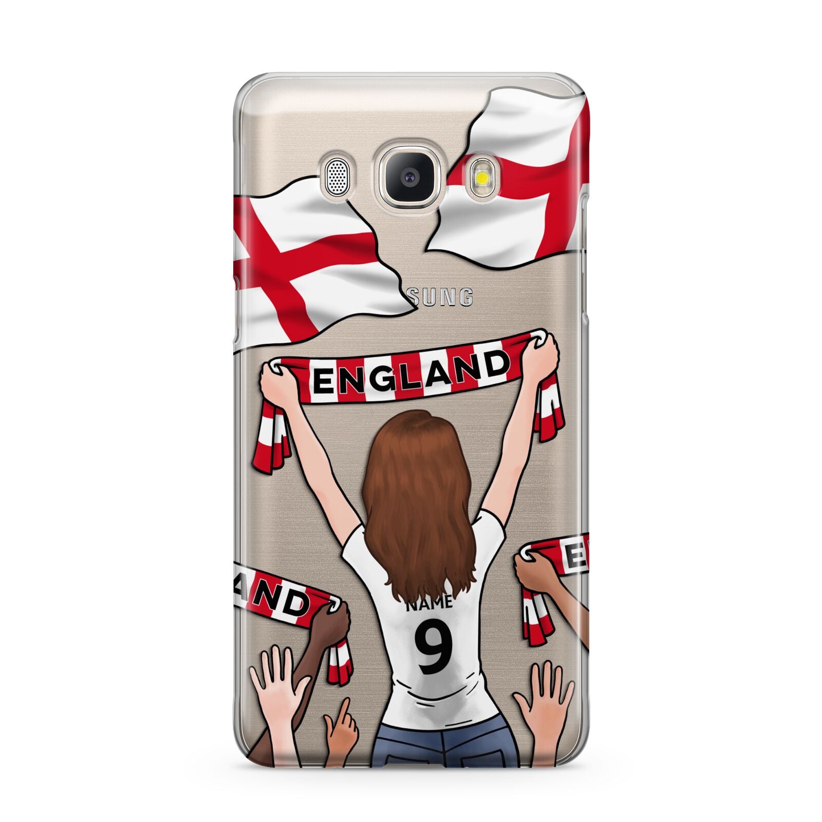 Football Supporter Personalised Samsung Galaxy J5 2016 Case