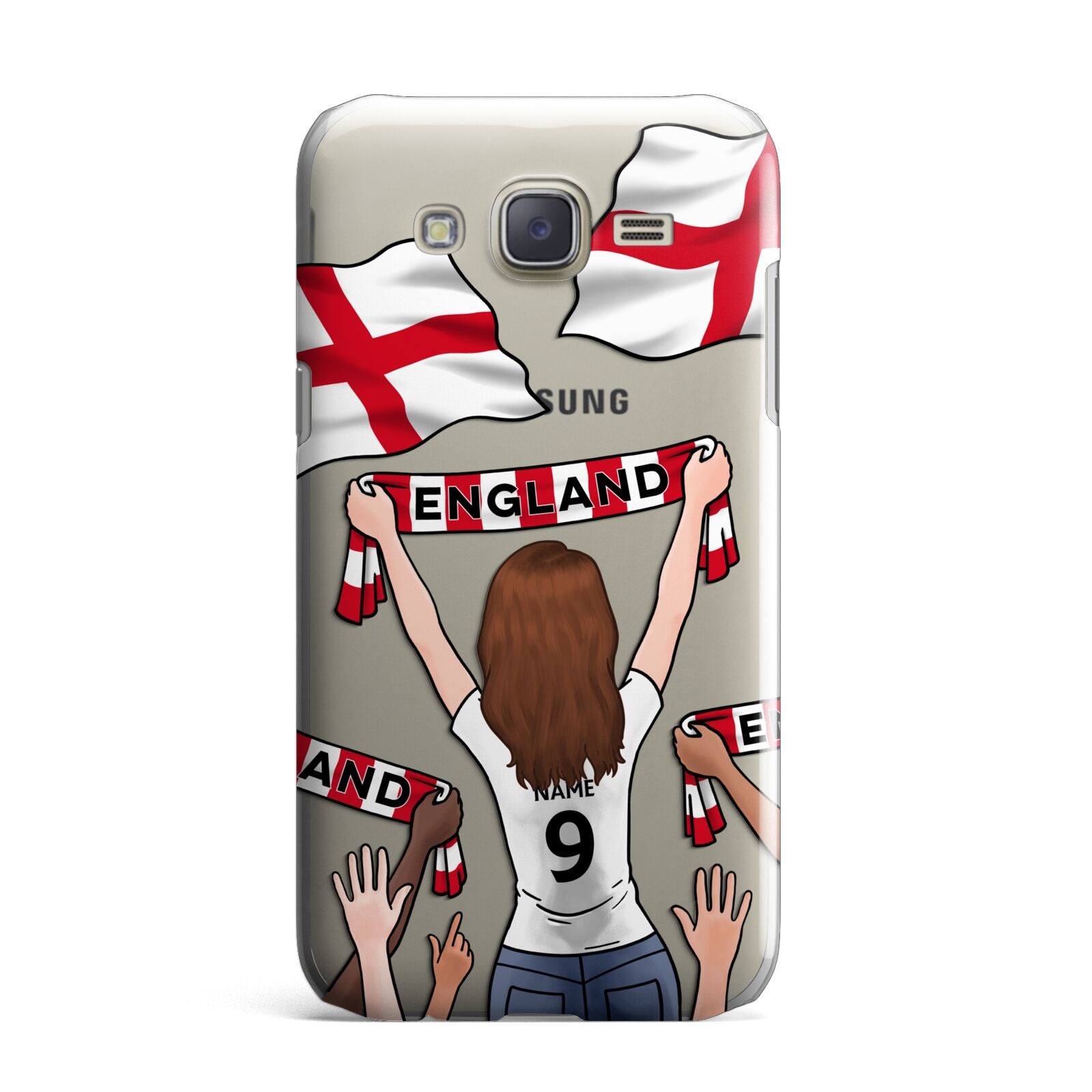 Football Supporter Personalised Samsung Galaxy J7 Case
