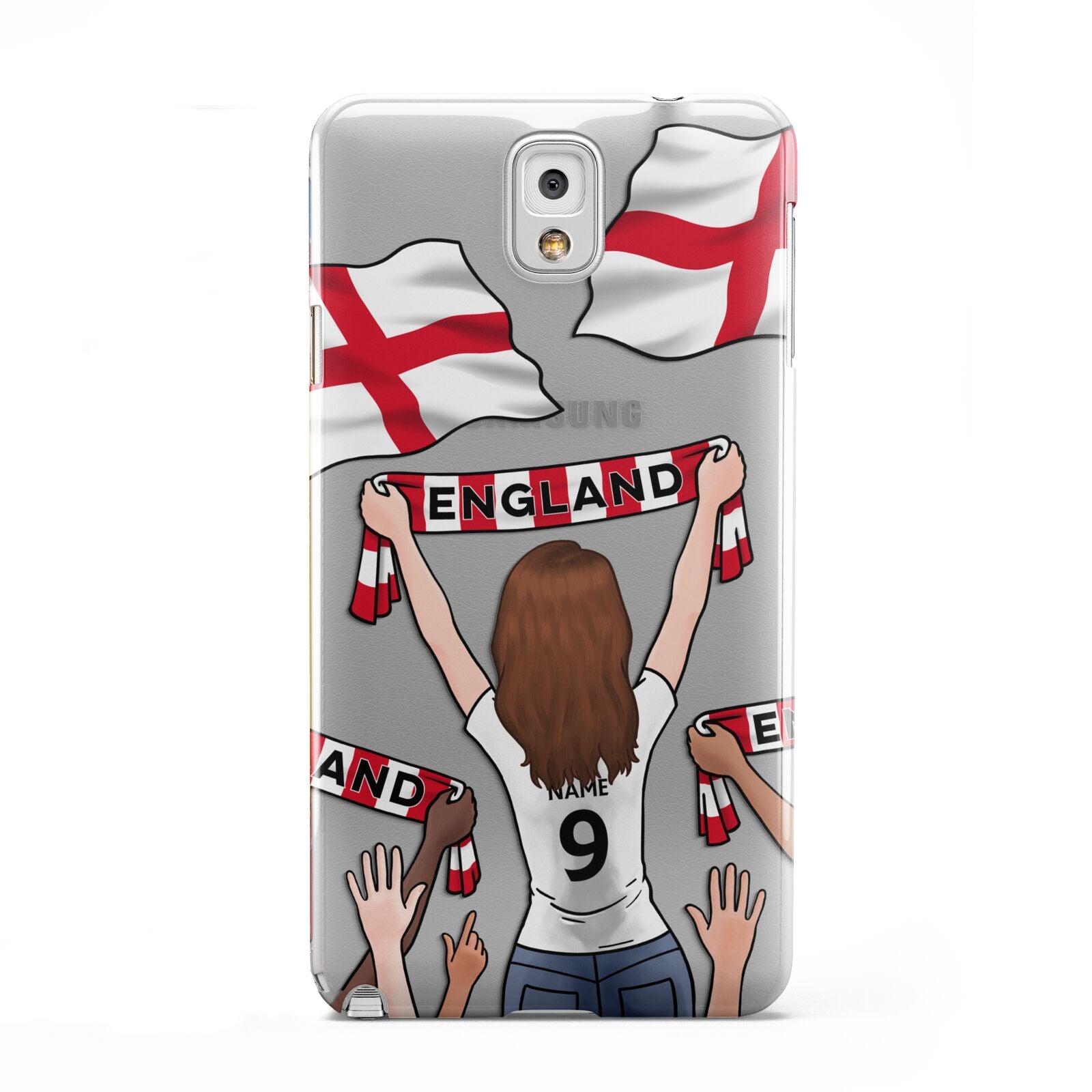 Football Supporter Personalised Samsung Galaxy Note 3 Case