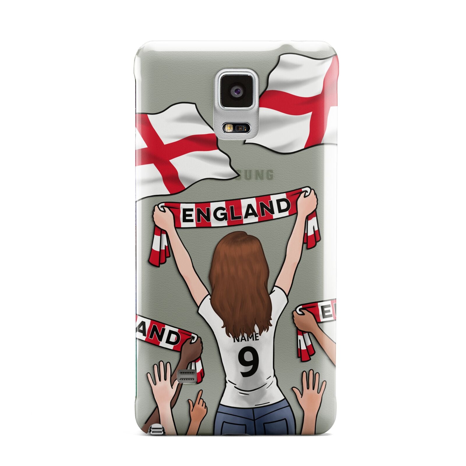 Football Supporter Personalised Samsung Galaxy Note 4 Case