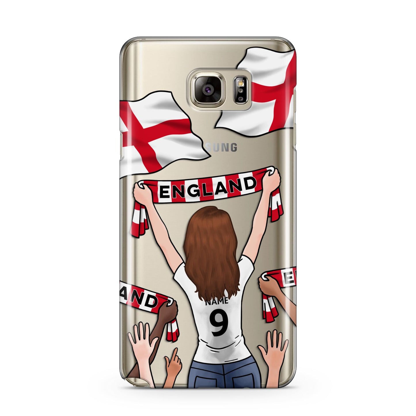 Football Supporter Personalised Samsung Galaxy Note 5 Case