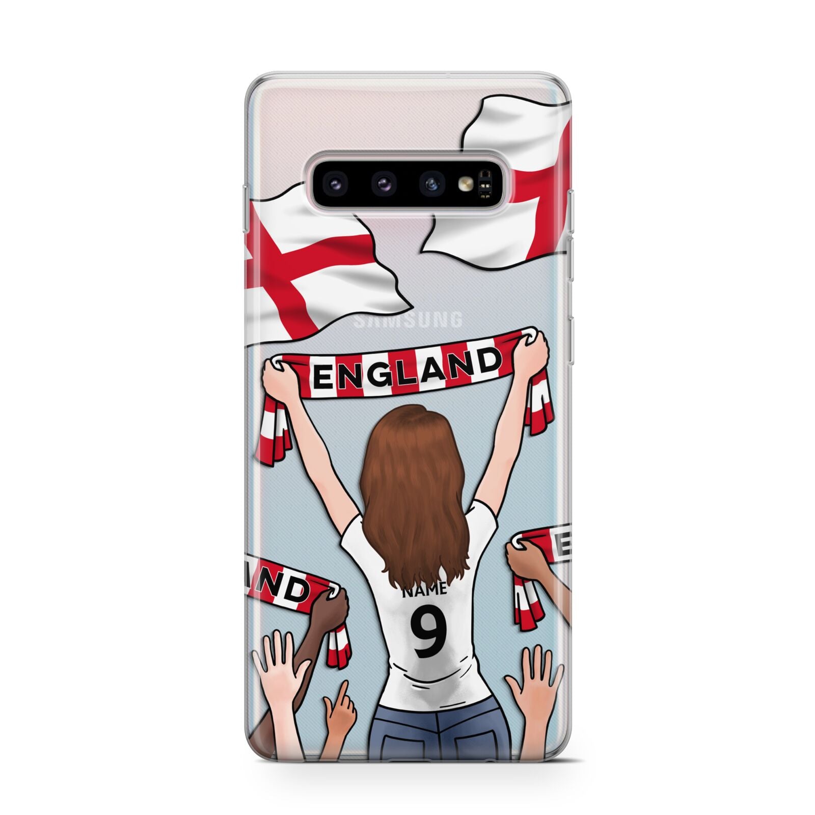 Football Supporter Personalised Samsung Galaxy S10 Case