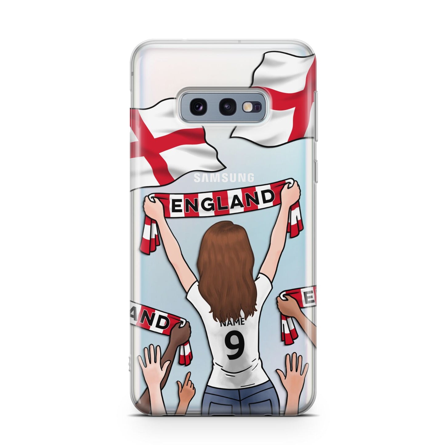 Football Supporter Personalised Samsung Galaxy S10E Case