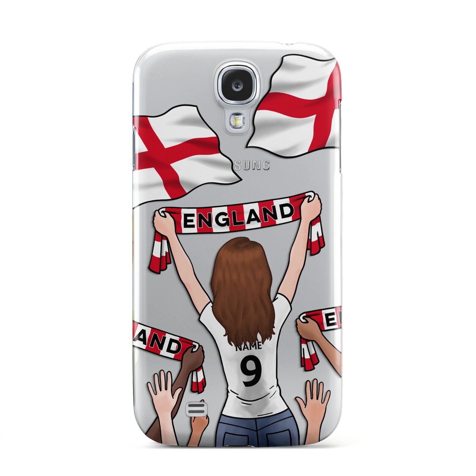 Football Supporter Personalised Samsung Galaxy S4 Case