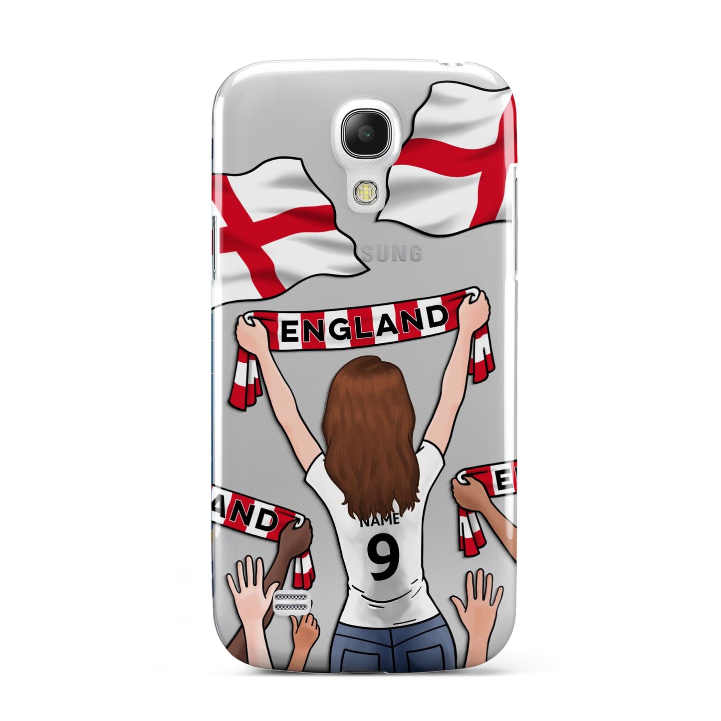Football Supporter Personalised Samsung Galaxy S4 Mini Case