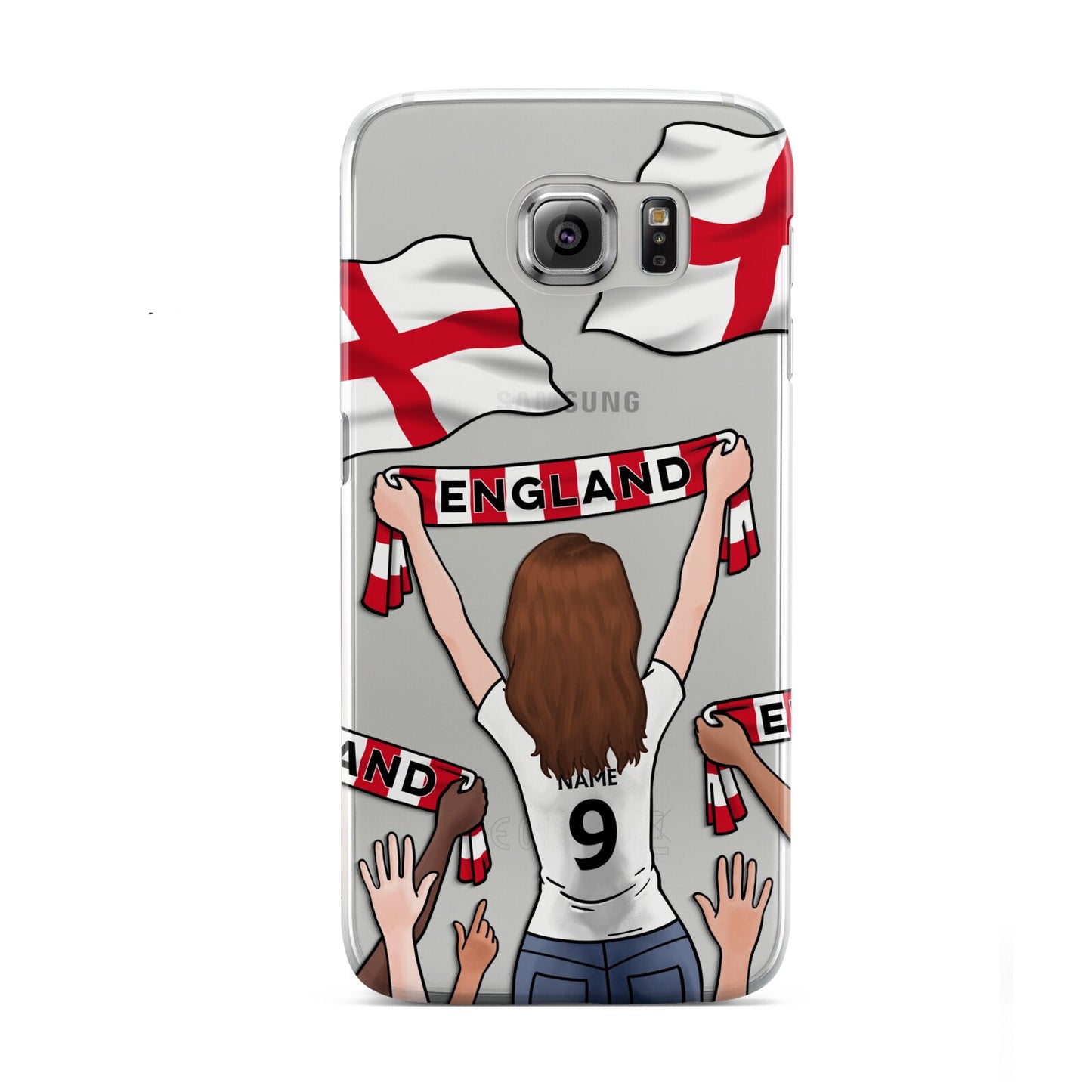 Football Supporter Personalised Samsung Galaxy S6 Case