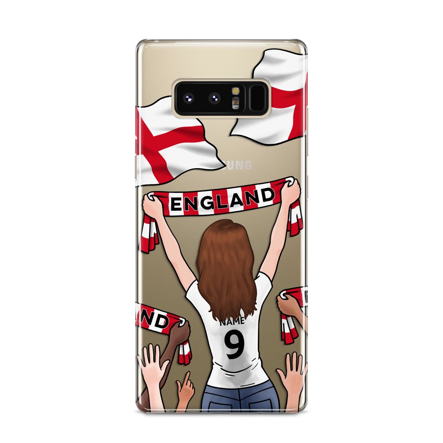 Football Supporter Personalised Samsung Galaxy S8 Case
