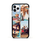 Four Photo Apple iPhone 11 Pro in Silver with Black Impact Case