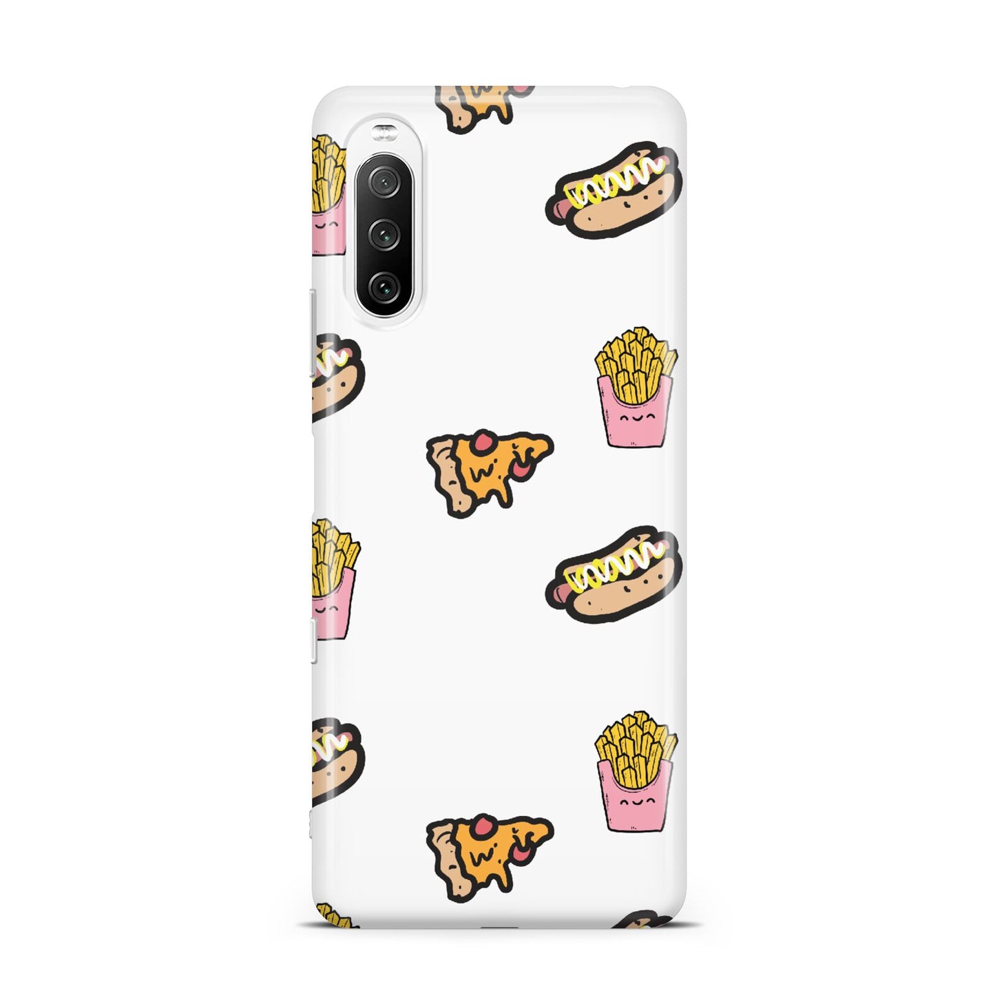 Fries Pizza Hot Dog Sony Xperia 10 III Case