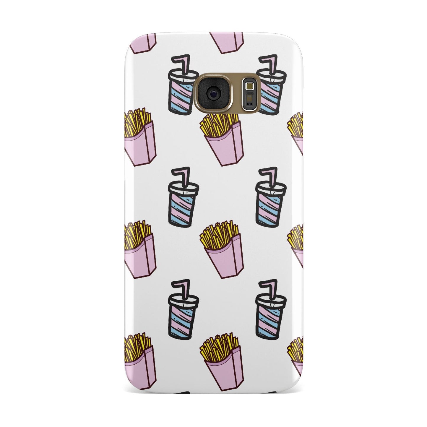 Fries Shake Fast Food Samsung Galaxy Case
