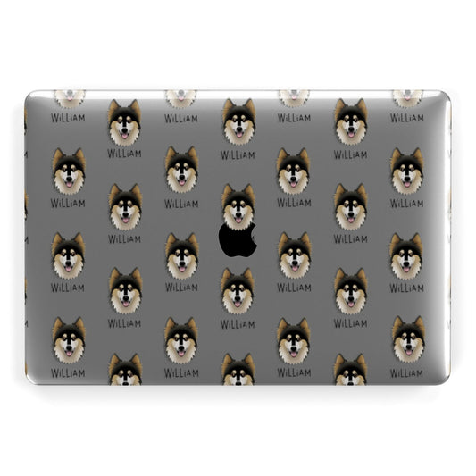 Gerberian Shepsky Icon with Name Apple MacBook Case