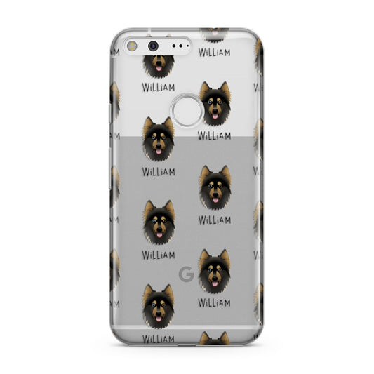 Gerberian Shepsky Icon with Name Google Pixel Case