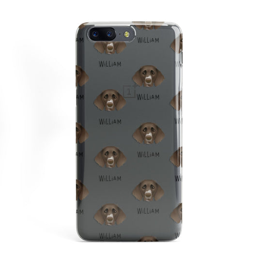 German Longhaired Pointer Icon with Name OnePlus Case