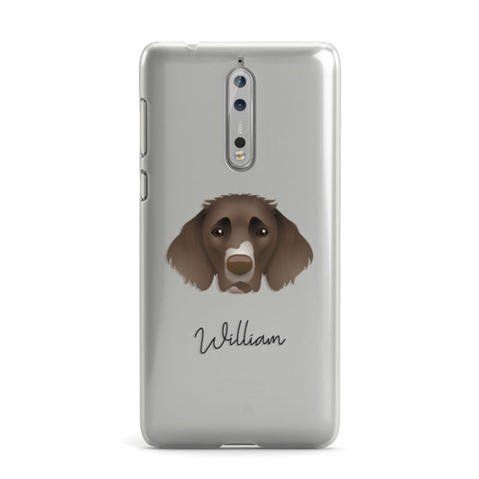 German Longhaired Pointer Personalised Nokia Case