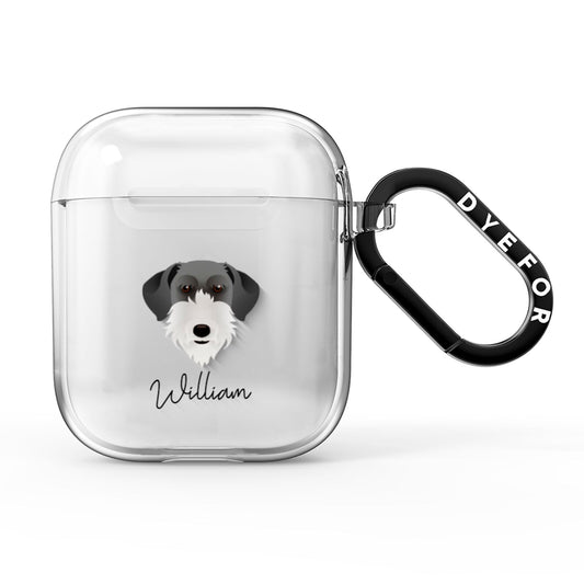 Giant Schnauzer Personalised AirPods Clear Case