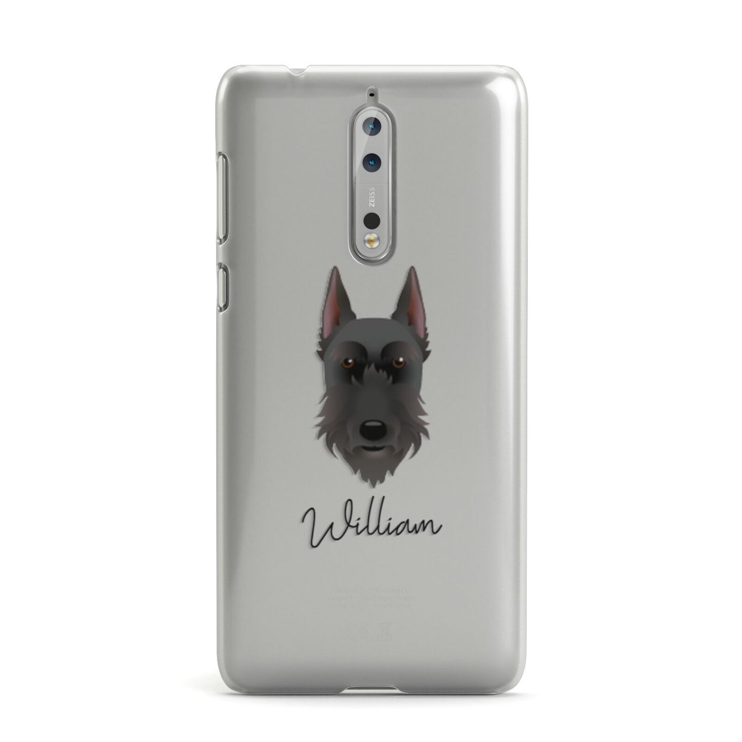 Giant Schnauzer Personalised Nokia Case