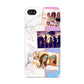 Glitter and Marble Photo Upload with Text Apple iPhone 4s Case
