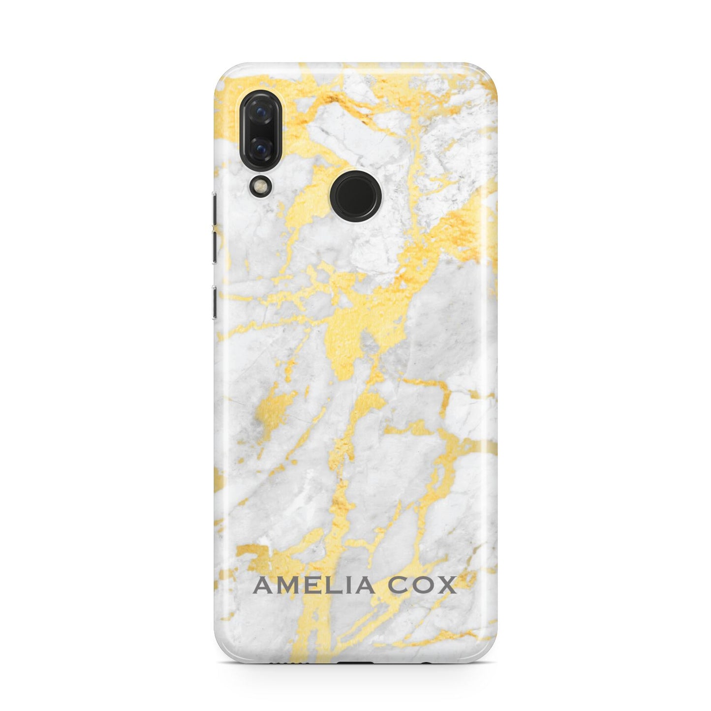 Gold Marble Name Personalised Huawei Nova 3 Phone Case