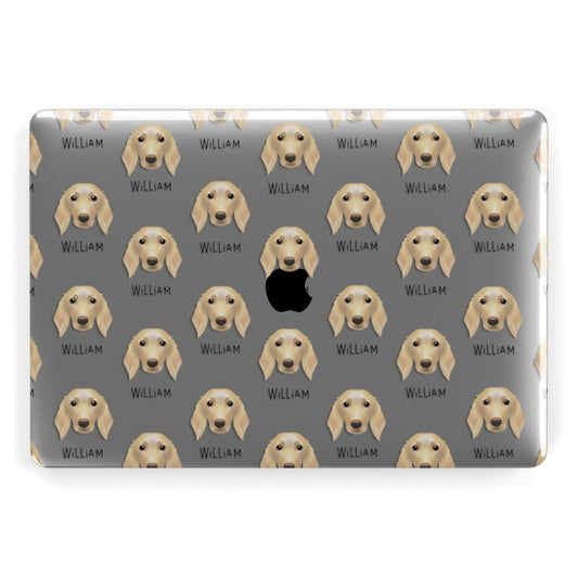 Golden Dox Icon with Name Apple MacBook Case