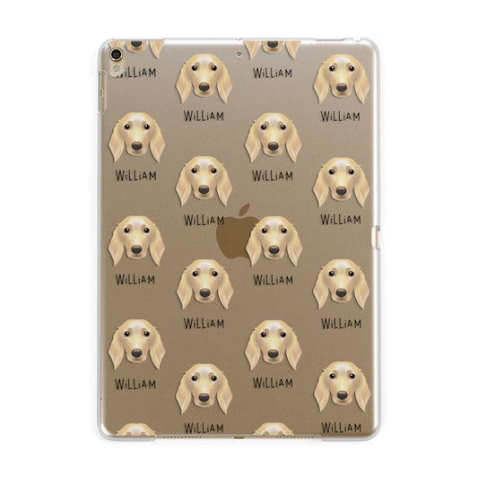 Golden Dox Icon with Name Apple iPad Gold Case