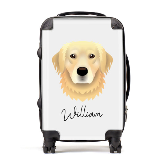 Golden Retriever Personalised Suitcase
