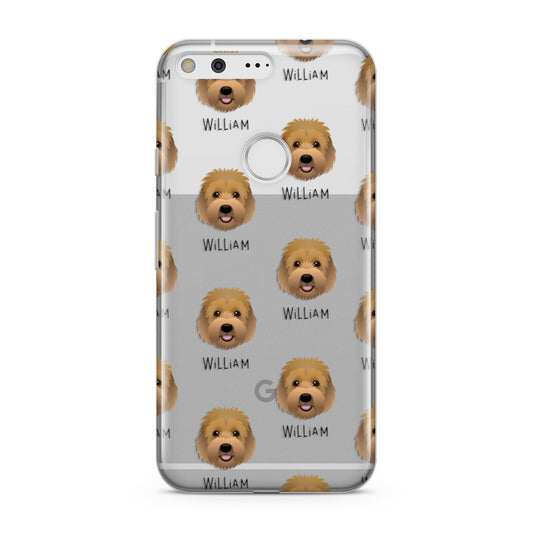 Goldendoodle Icon with Name Google Pixel Case