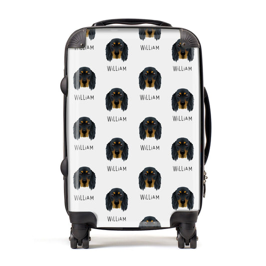 Gordon Setter Icon with Name Suitcase