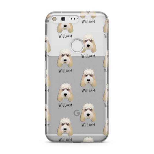 Grand Basset Griffon Vendeen Icon with Name Google Pixel Case