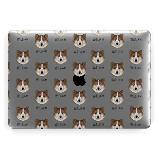 Greenland Dog Icon with Name Apple MacBook Case