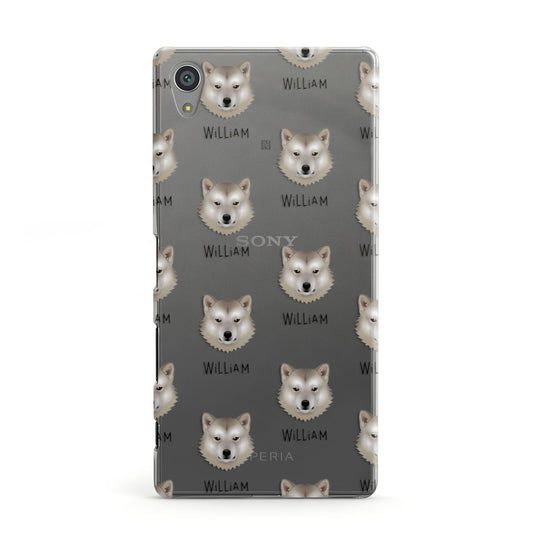 Greenland Dog Icon with Name Sony Xperia Case