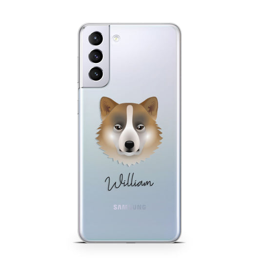Greenland Dog Personalised Samsung S21 Plus Phone Case