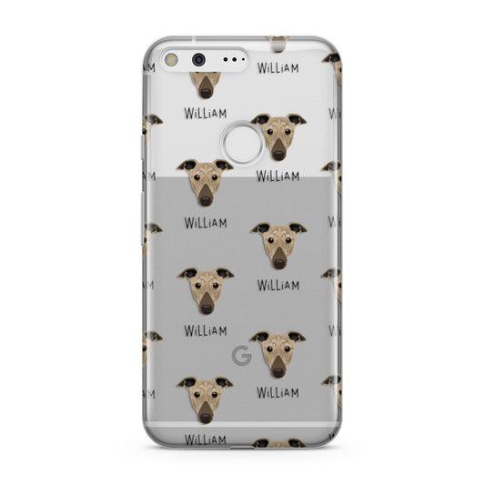 Greyhound Icon with Name Google Pixel Case