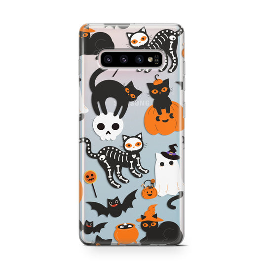 Halloween Cats Protective Samsung Galaxy Case