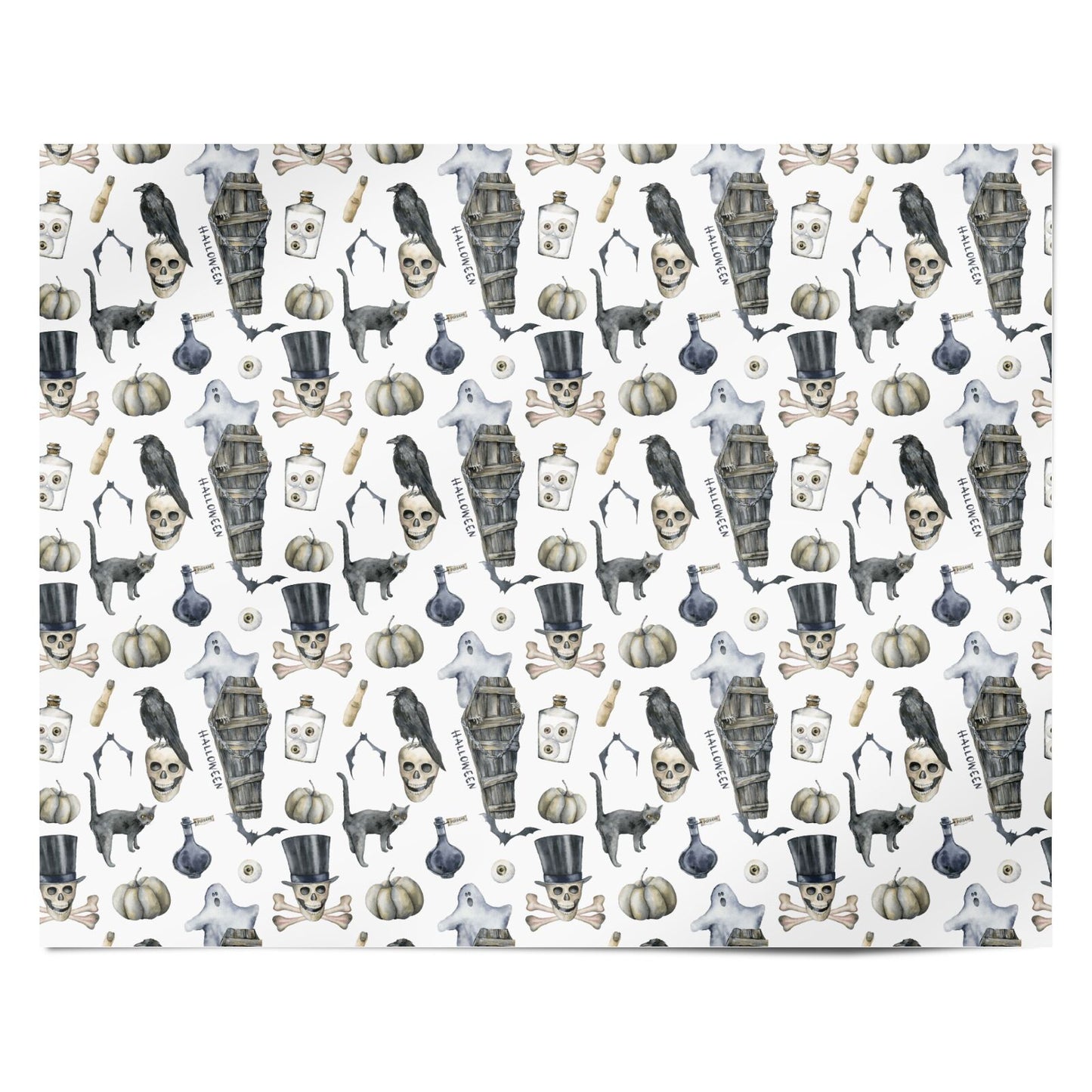 Halloween Frights Personalised Wrapping Paper Alternative