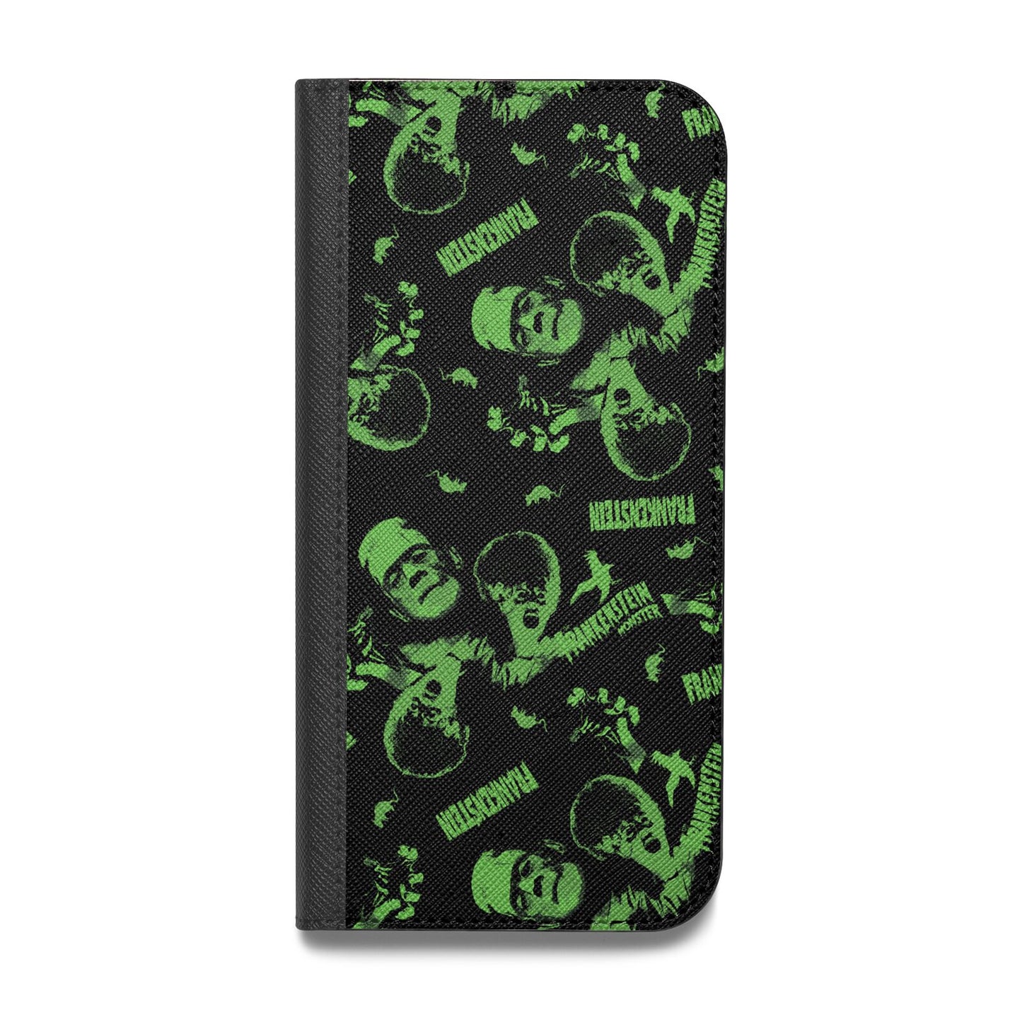 Halloween Monster Vegan Leather Flip iPhone Case