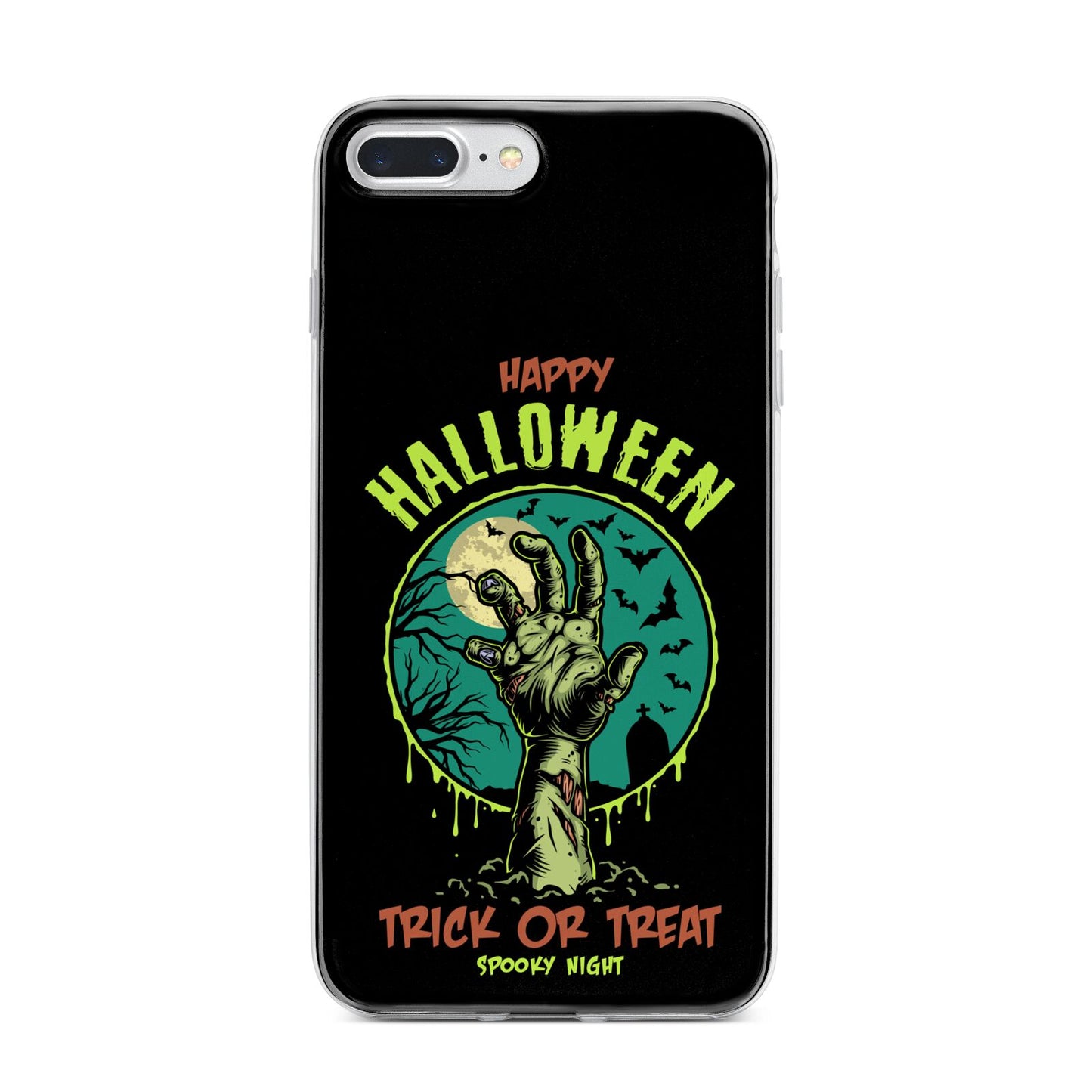 Halloween Zombie Hand iPhone 7 Plus Bumper Case on Silver iPhone