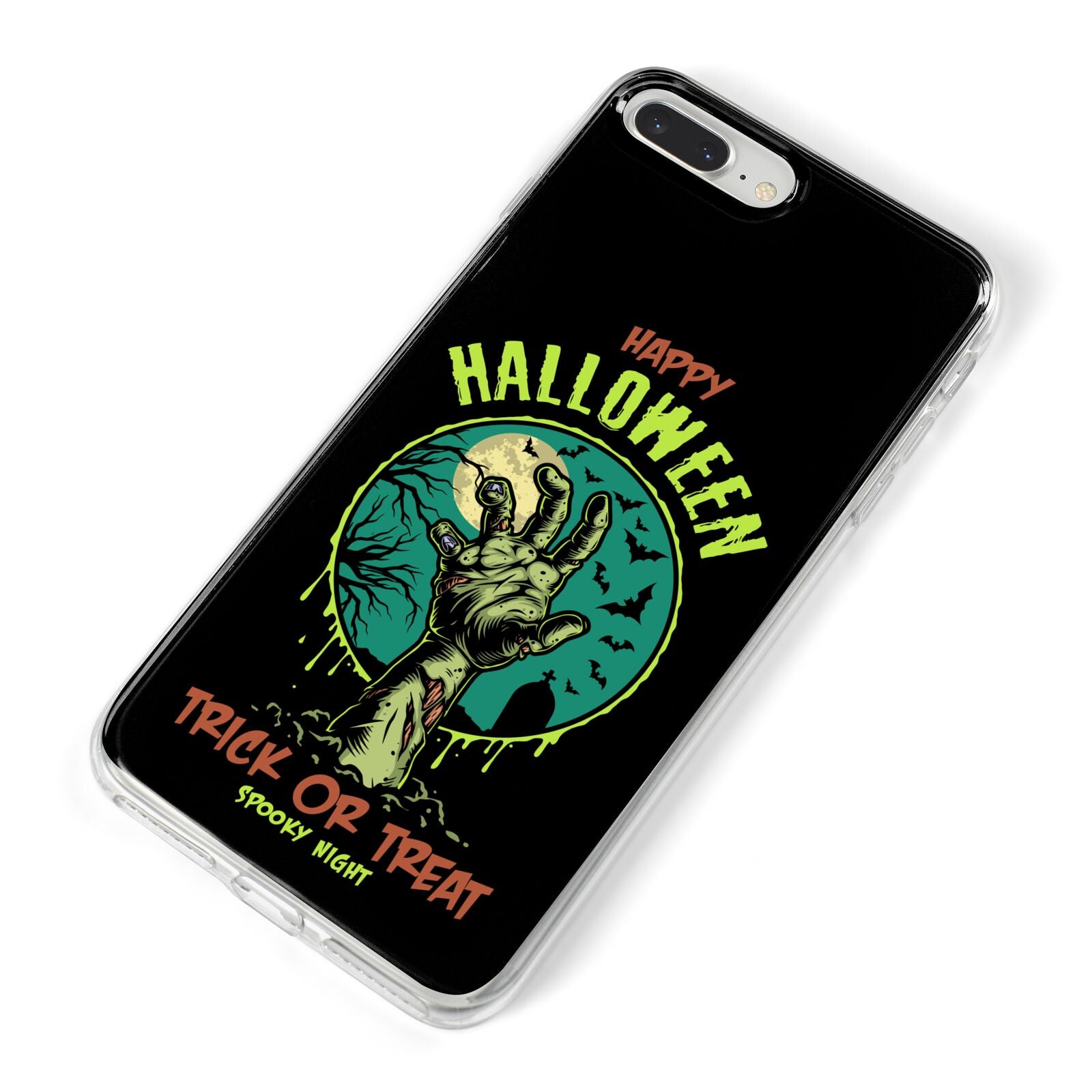 Halloween Zombie Hand iPhone 8 Plus Bumper Case on Silver iPhone Alternative Image
