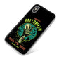 Halloween Zombie Hand iPhone X Bumper Case on Silver iPhone