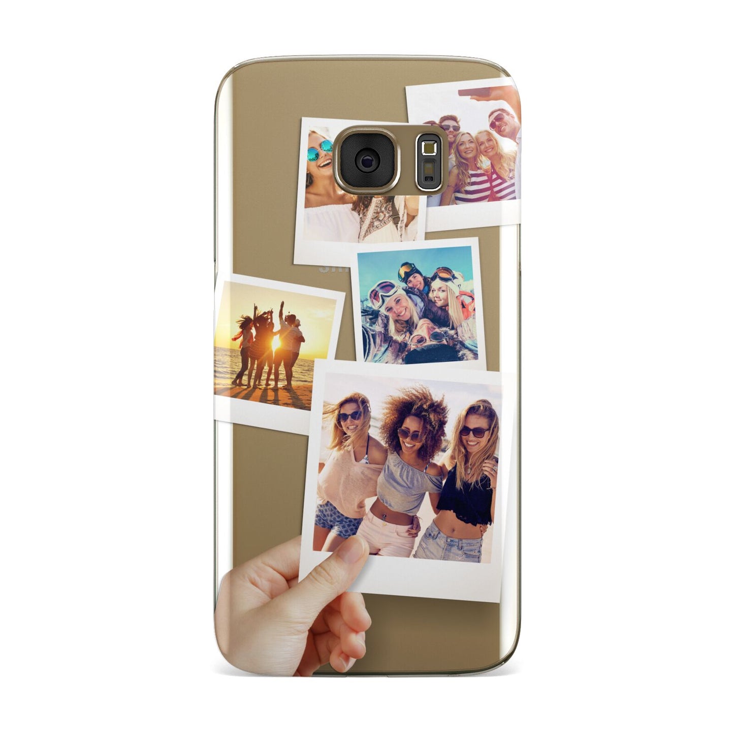Hand Holding Photo Montage Upload Samsung Galaxy Case