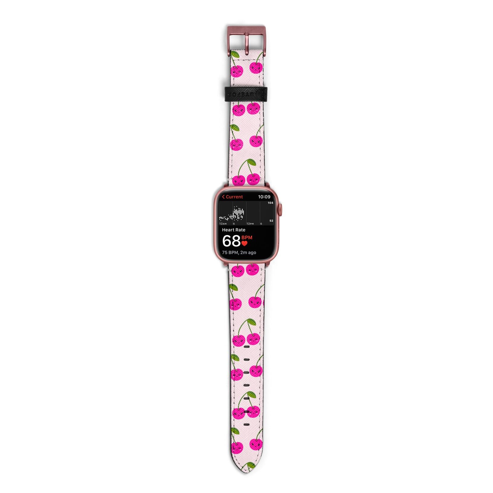 Happy Cherry Apple Watch Strap Size 38mm with Rose Gold Hardware