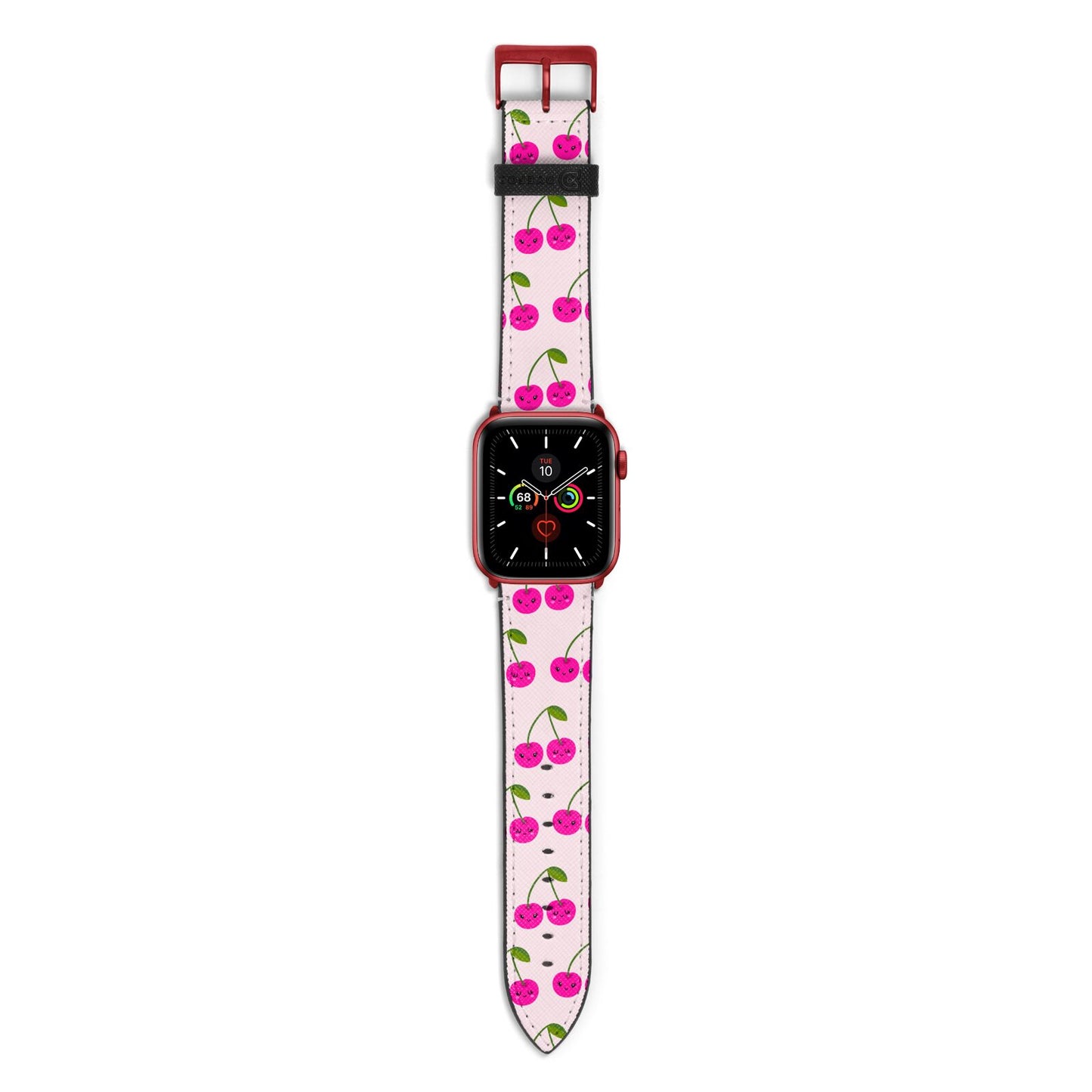 Happy Cherry Apple Watch Strap with Red Hardware