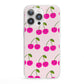 Happy Cherry iPhone 13 Pro Clear Bumper Case