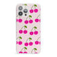 Happy Cherry iPhone 13 Pro Max Clear Bumper Case