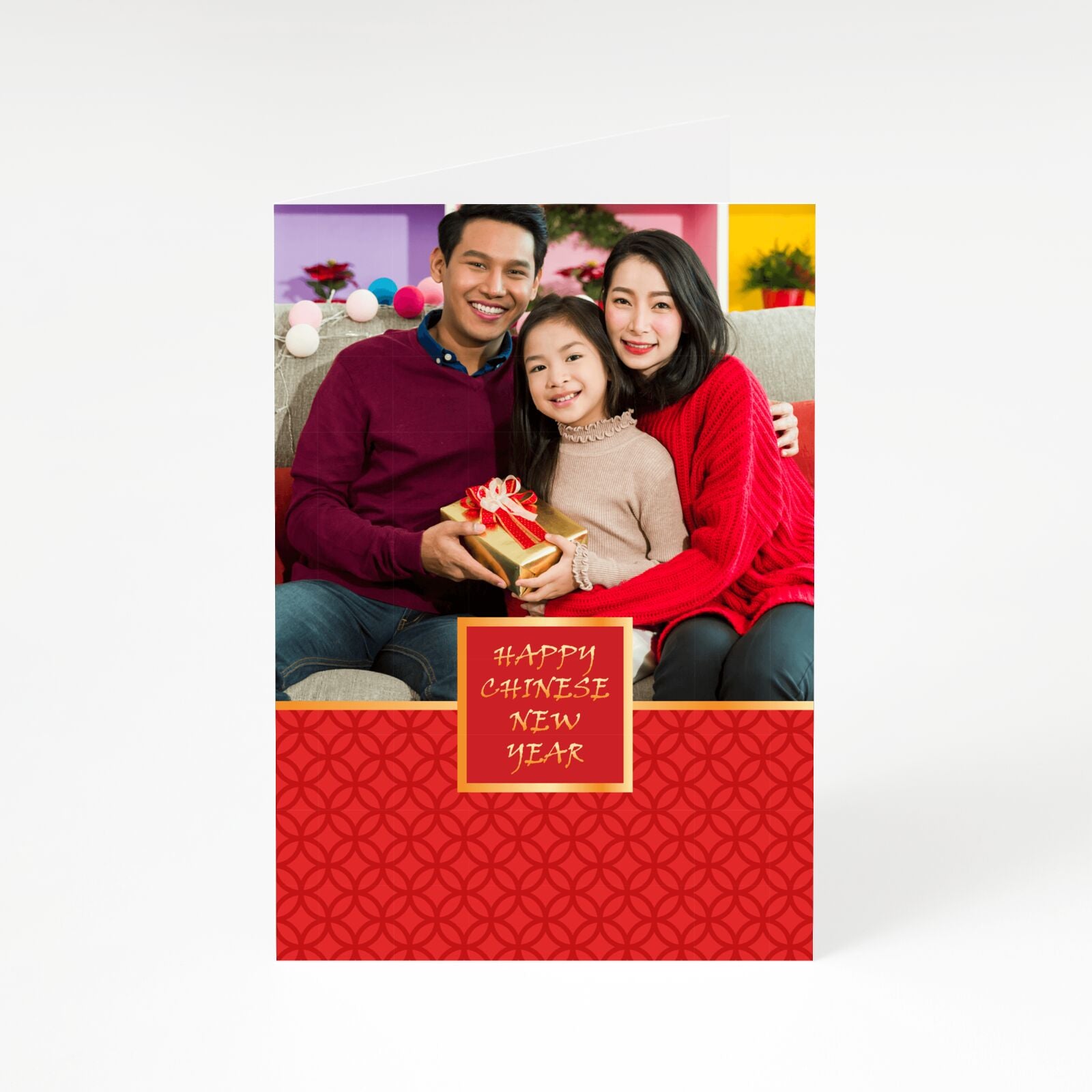 Happy Chinese New Year A5 Greetings Card