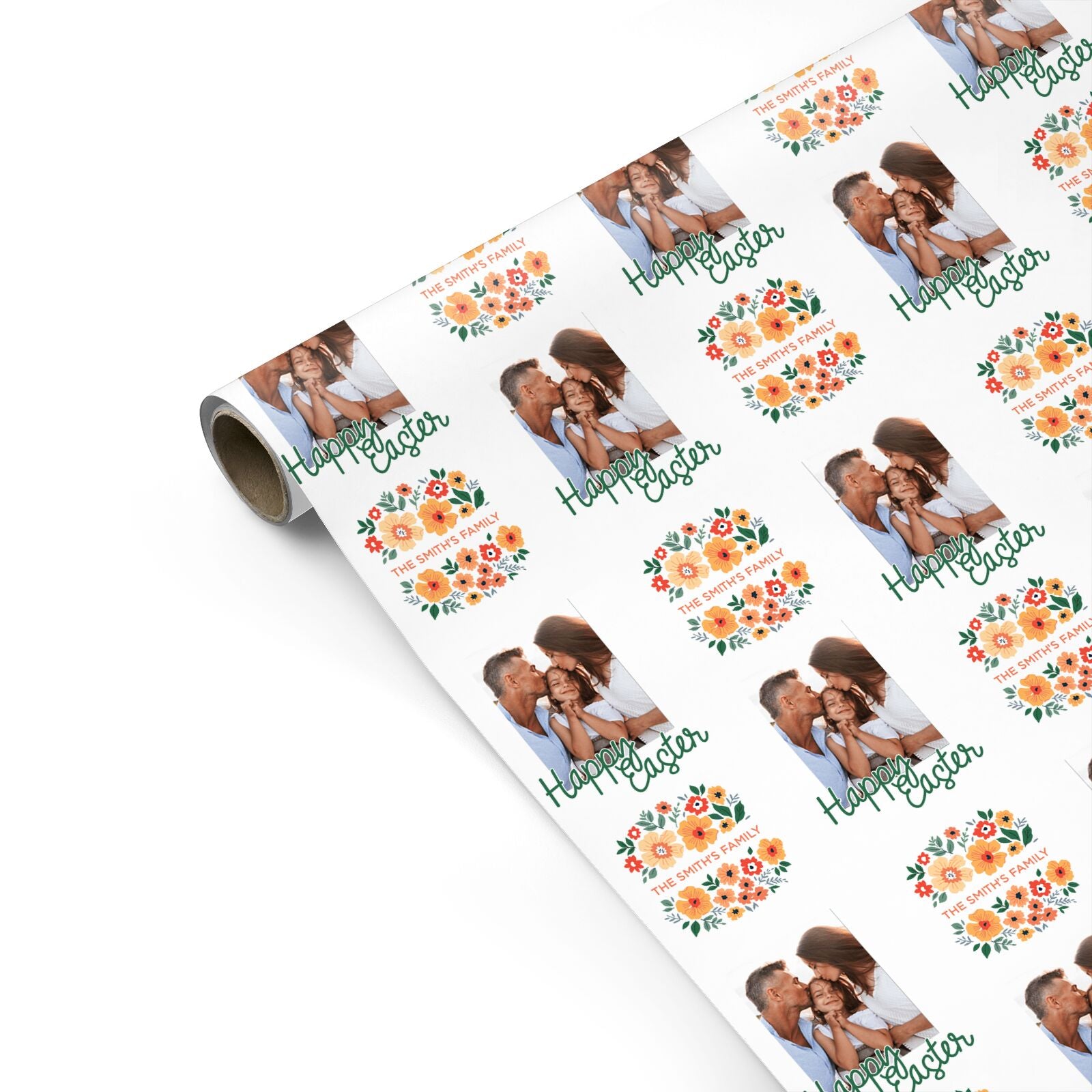 Happy Easter Photo Personalised Gift Wrap