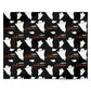 Happy Halloween Ghost Pattern Personalised Wrapping Paper Alternative