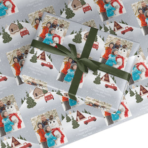 Happy New Year Custom Wrapping Paper